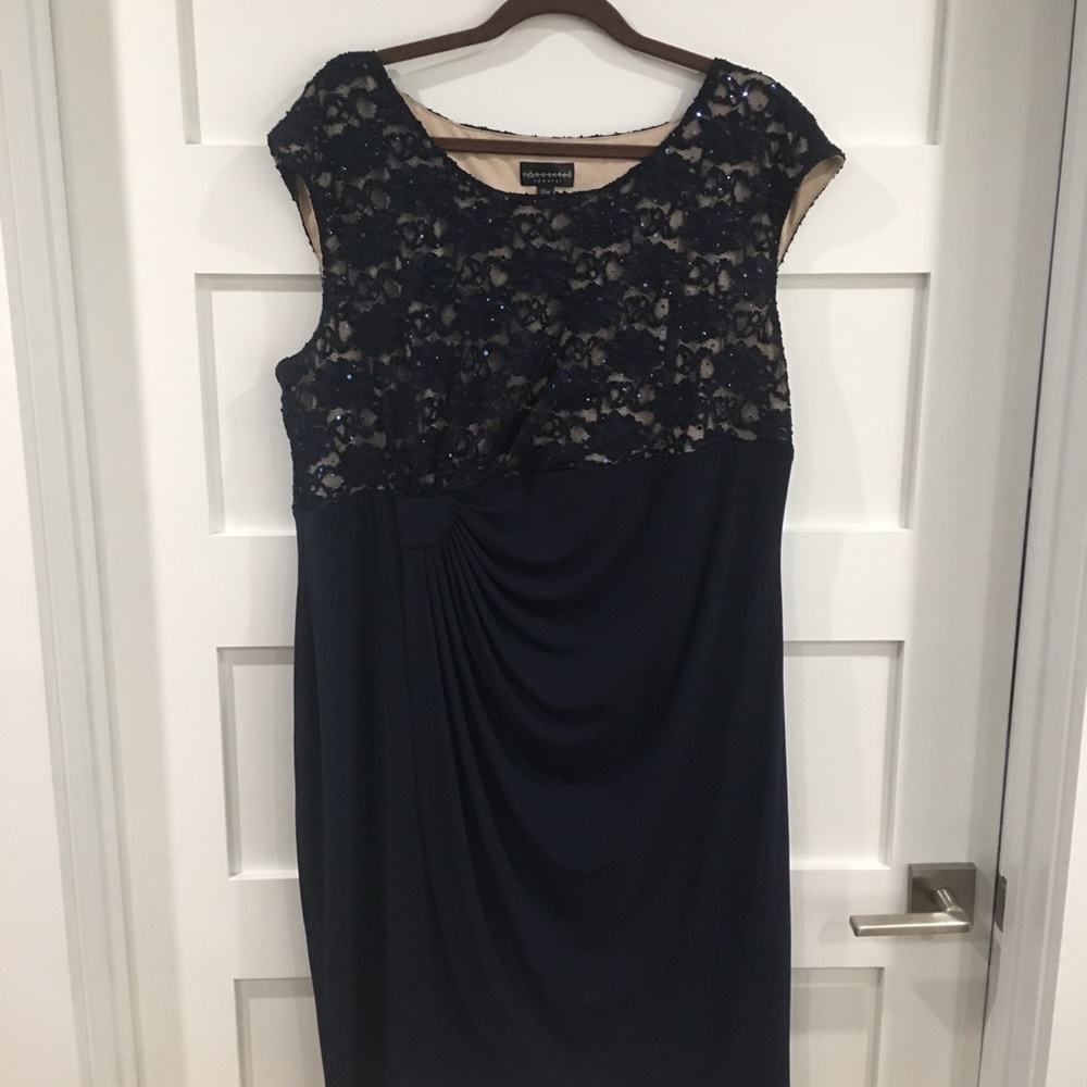 Blue sequence dress